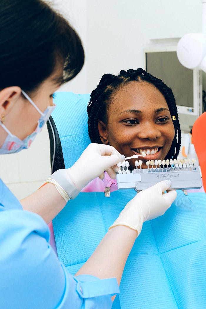 Woman Having a Dental Check-up